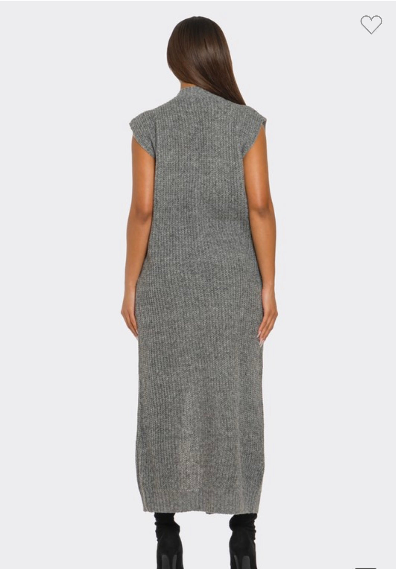 Urban Edge Knit & Denim Dress