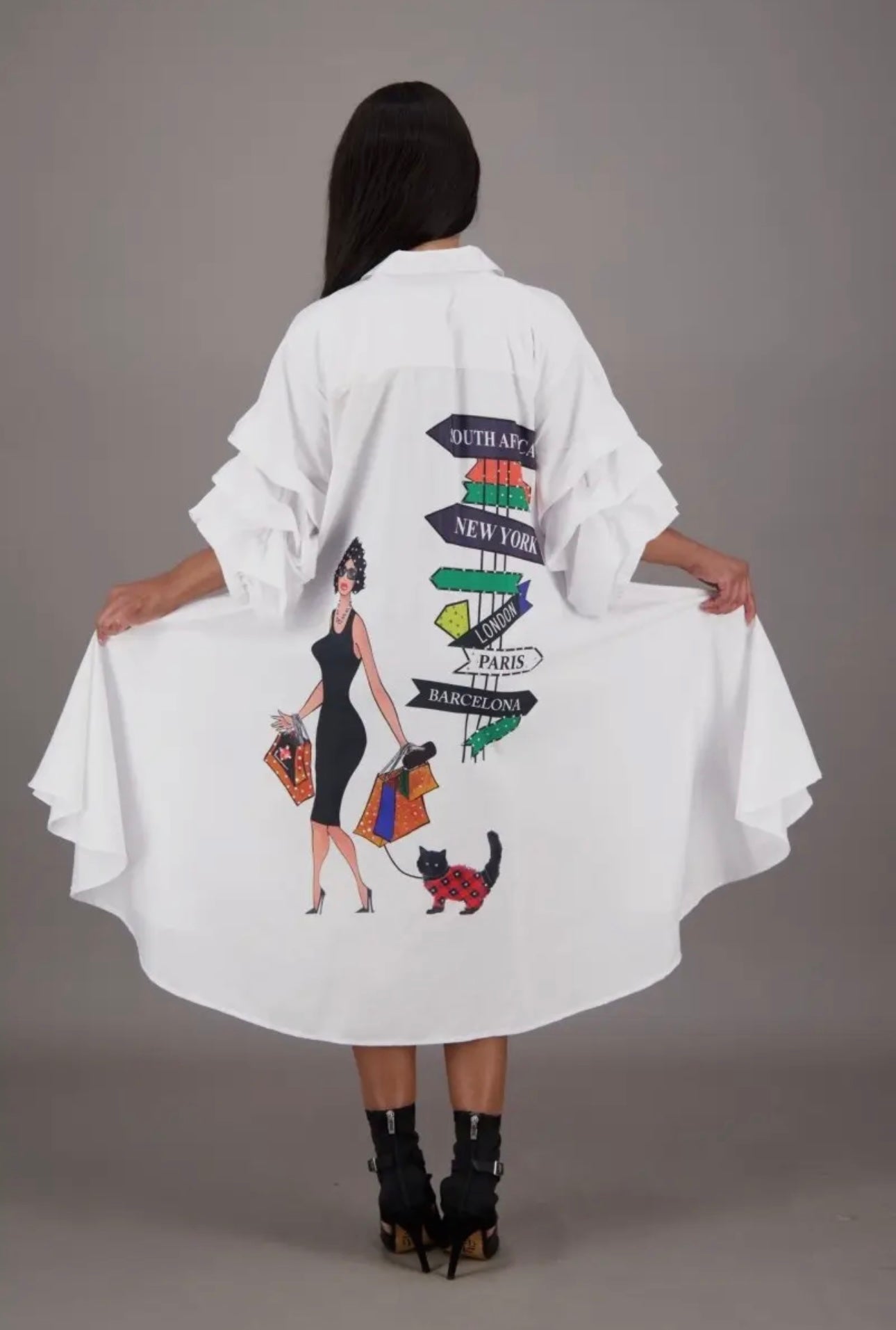 Country Tour Shirt Dress