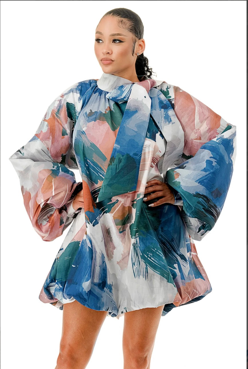 It’s An Art Effect Bubble Dress