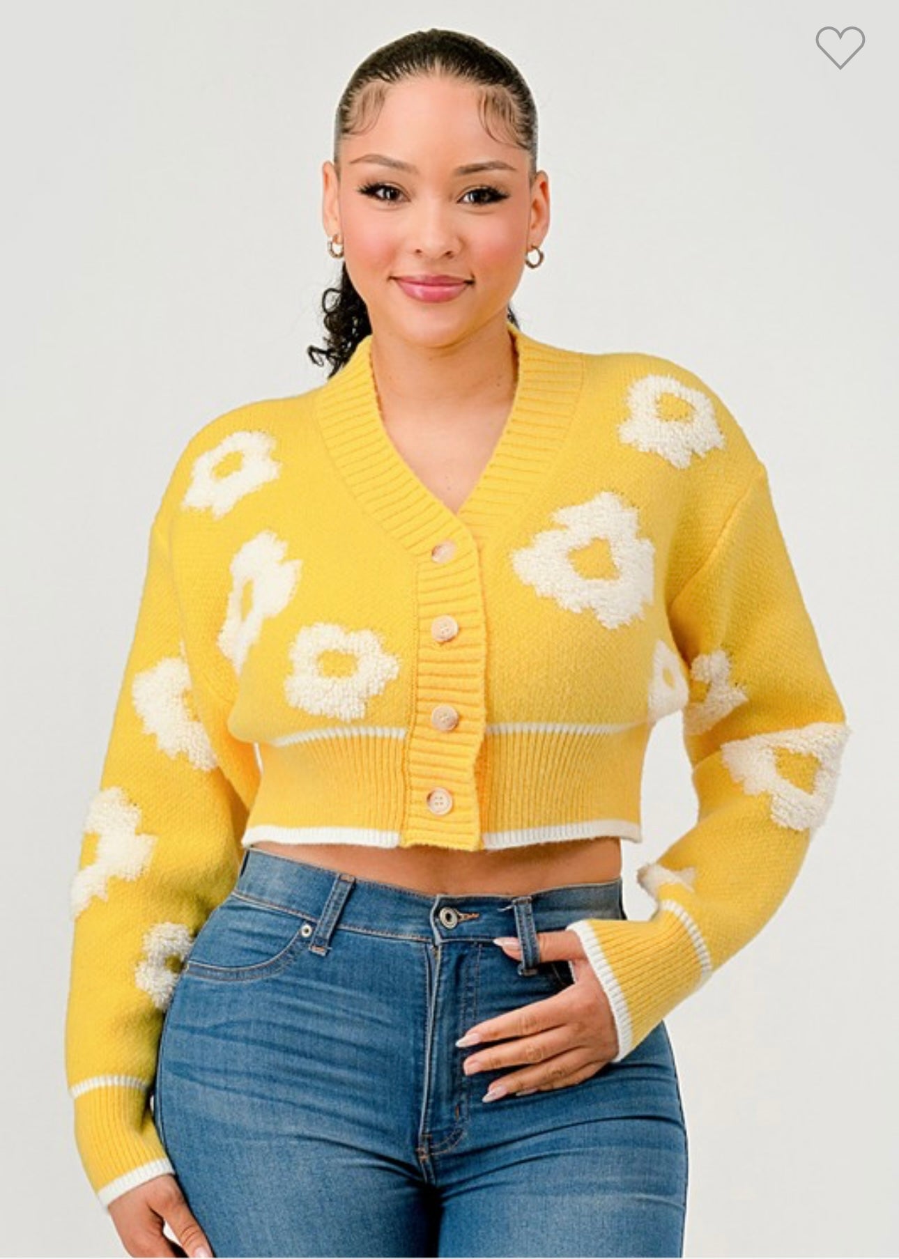 Is It An Animal Print Crop Knit Sweater