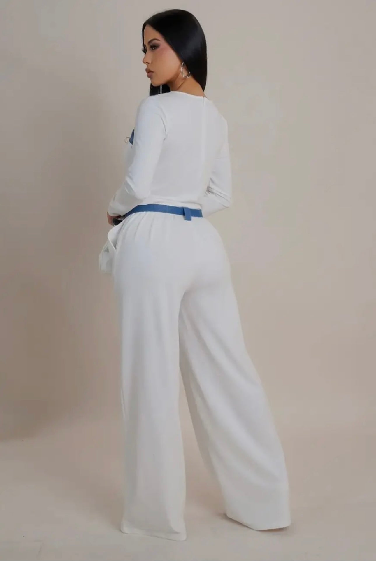 Color Block Denim set
