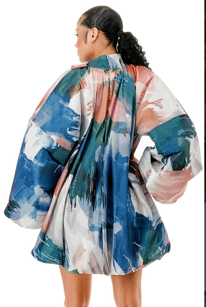 It’s An Art Effect Bubble Dress
