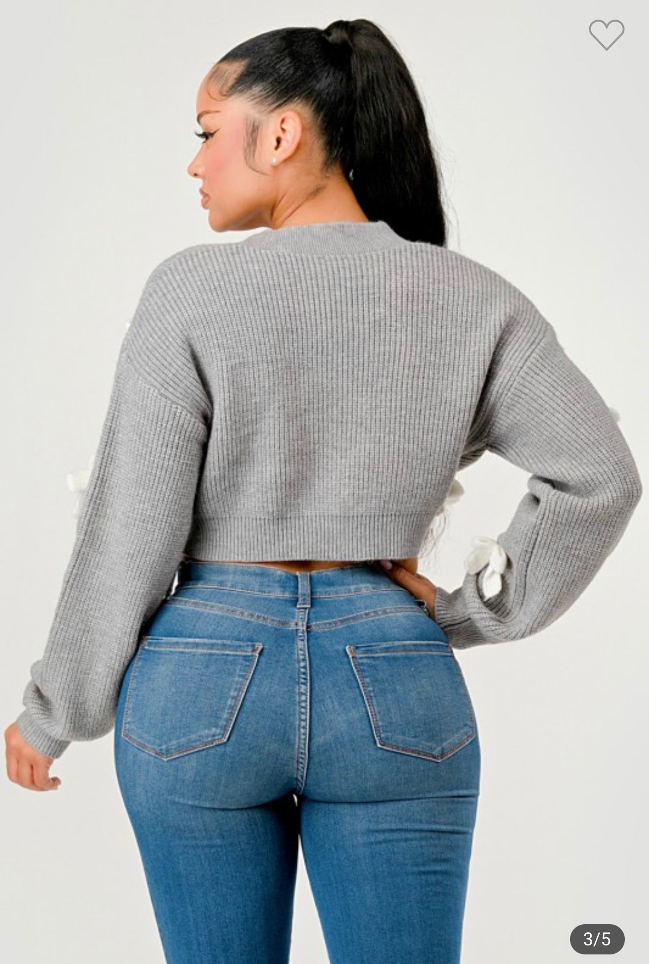 Tea Talk Knit Crop Sweater