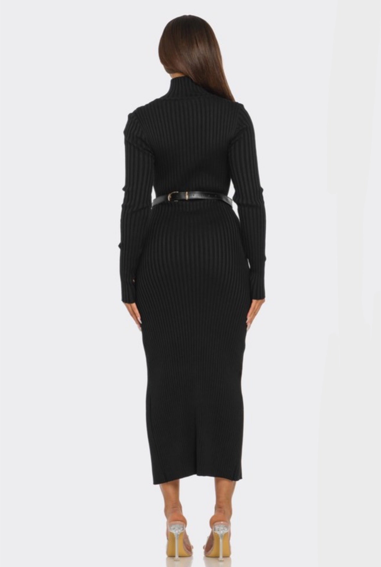 Utility Ribbed Knit Dress