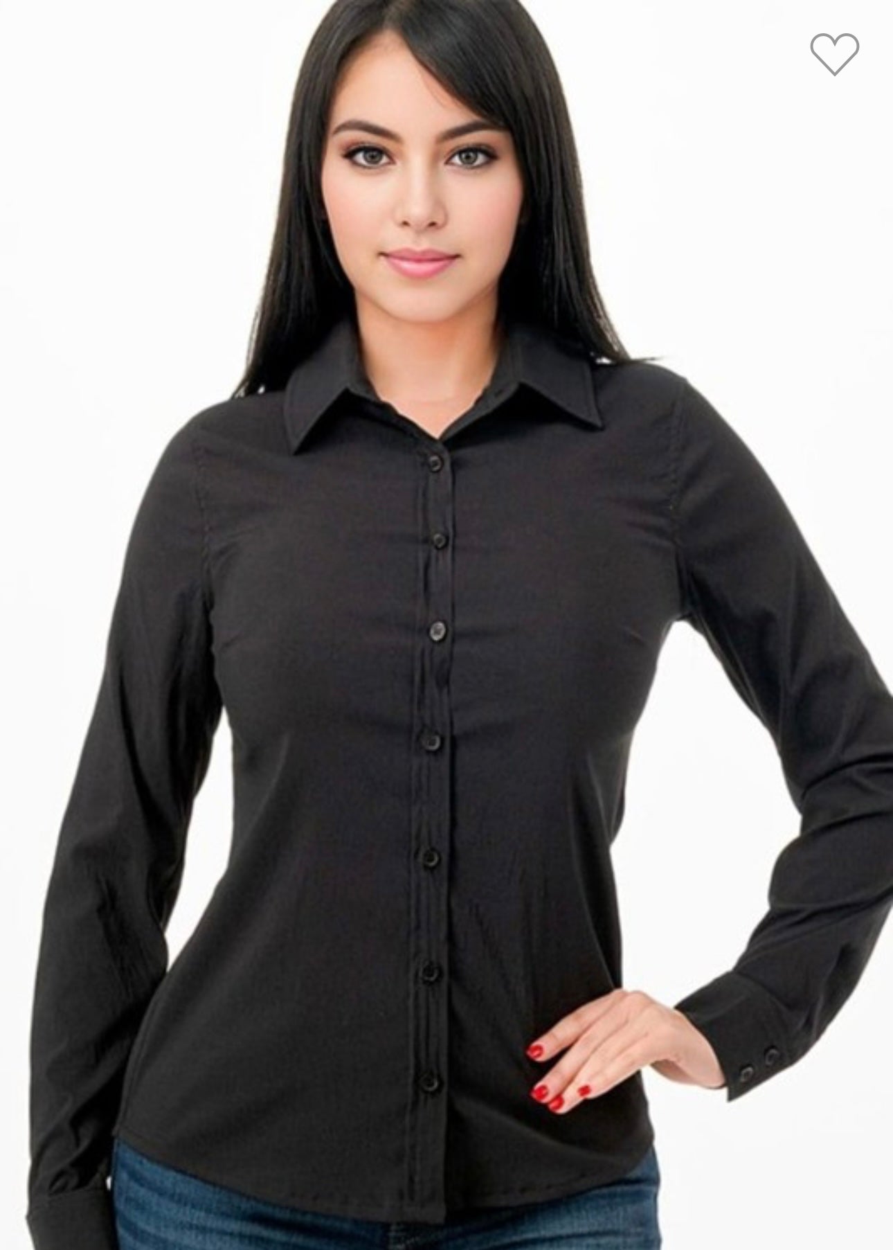 Solid Button Down