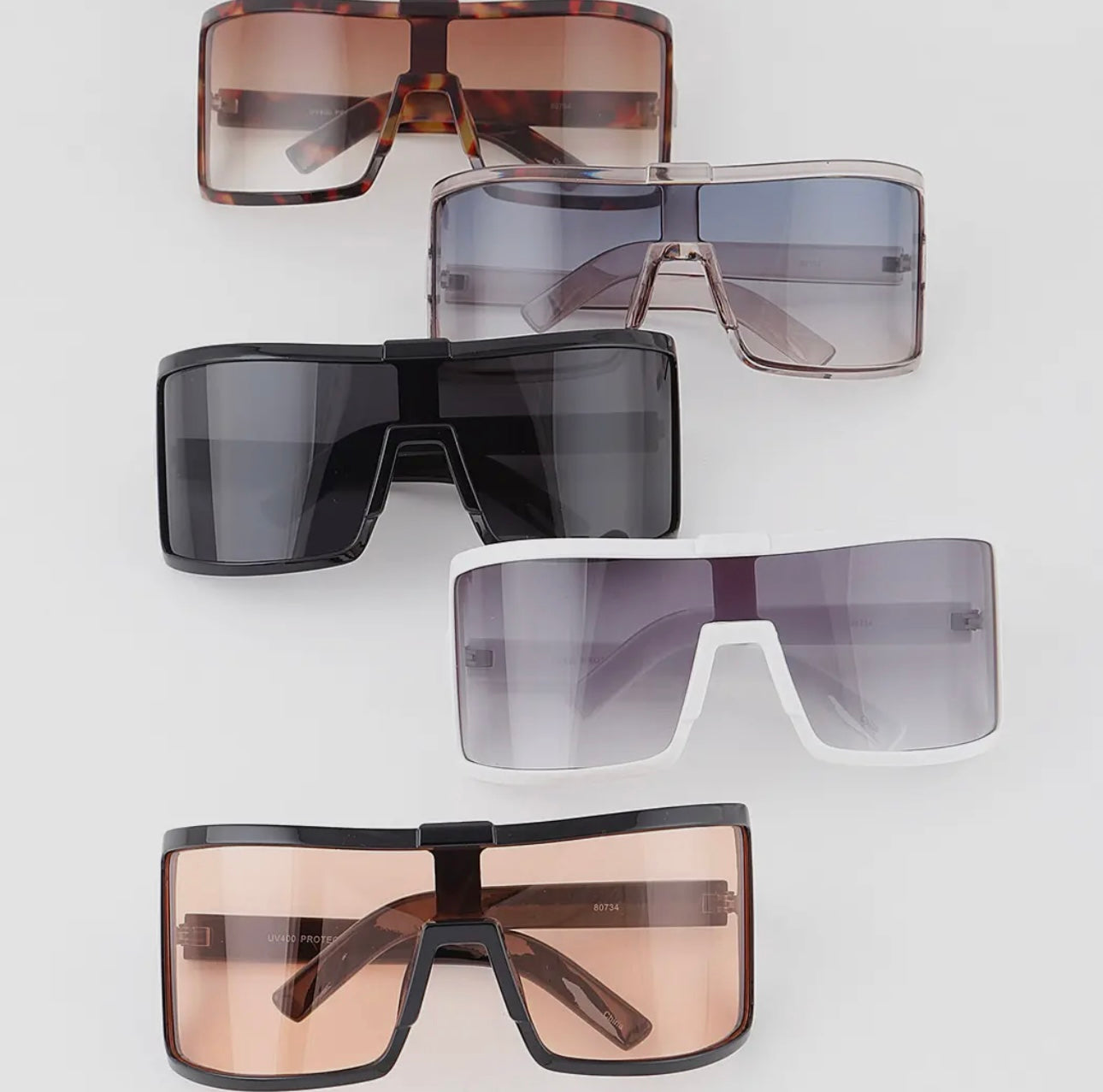 Curved Top Sunglasses