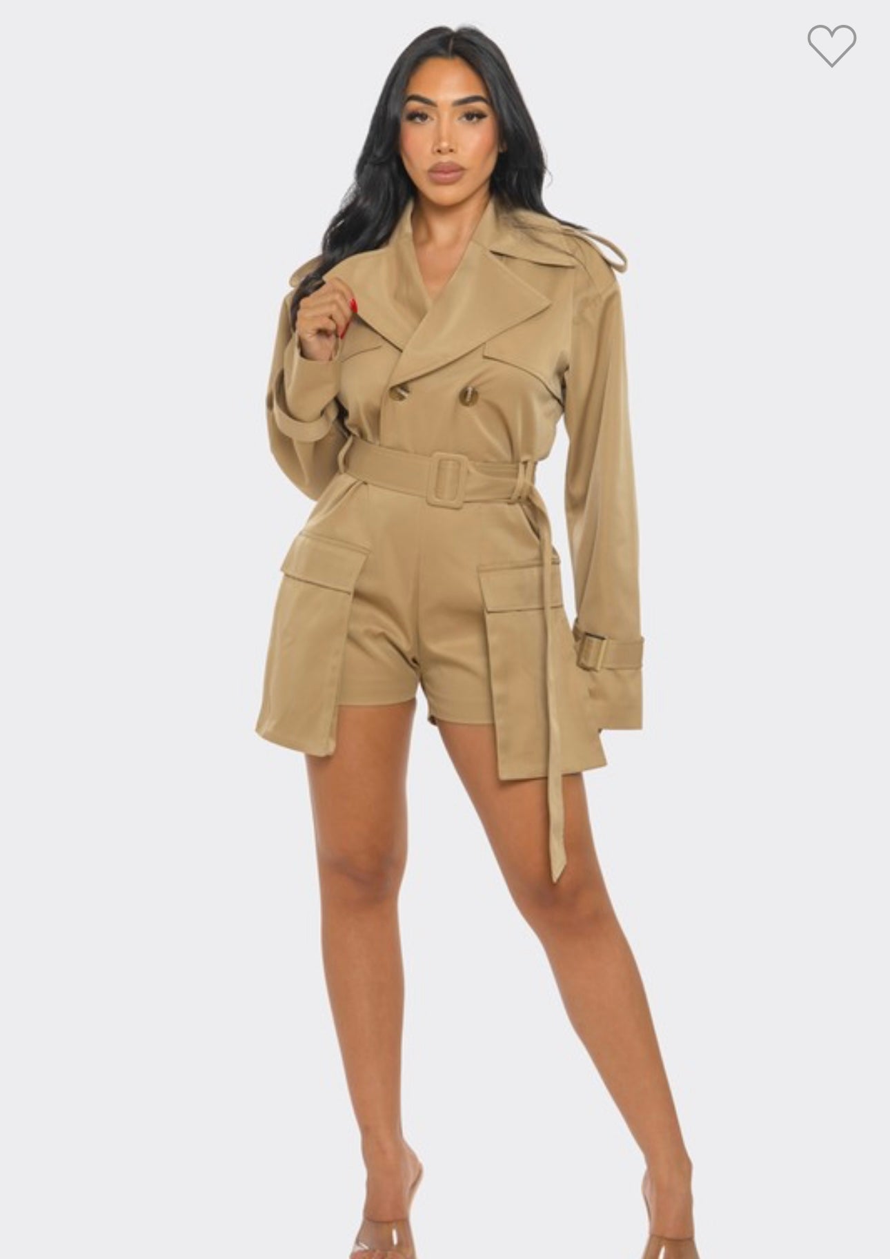 Sophisticated Utility Romper