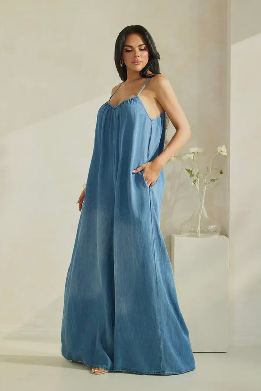Sea Breeze Sleeveless Jumpsuit