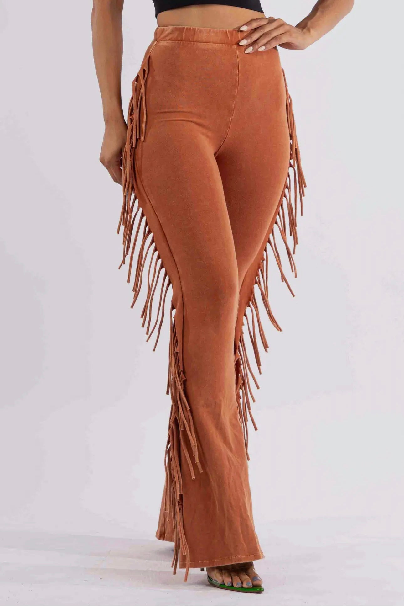 Fringe Detailed Pants