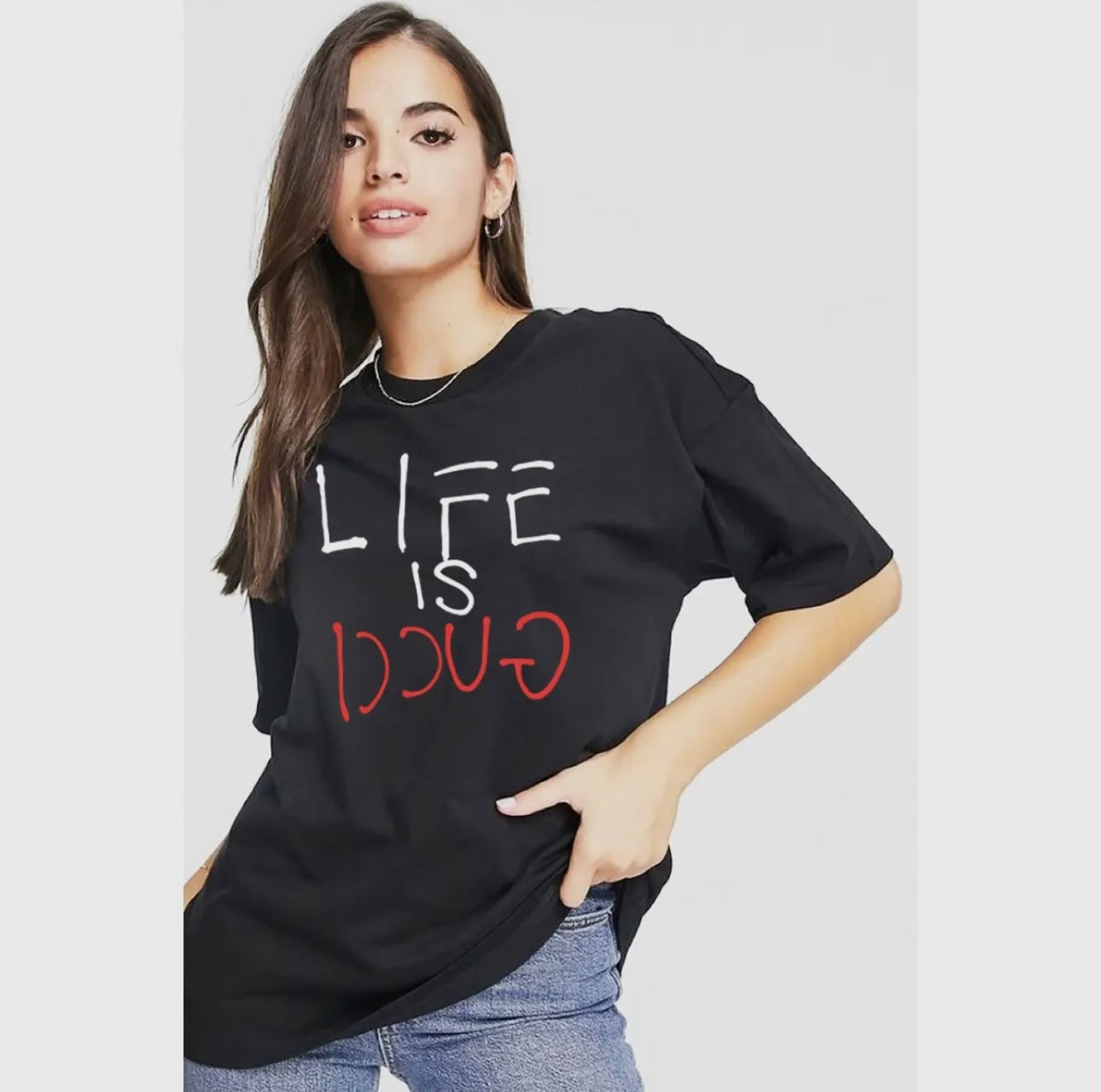 Life Is Gucci Tee Shirt