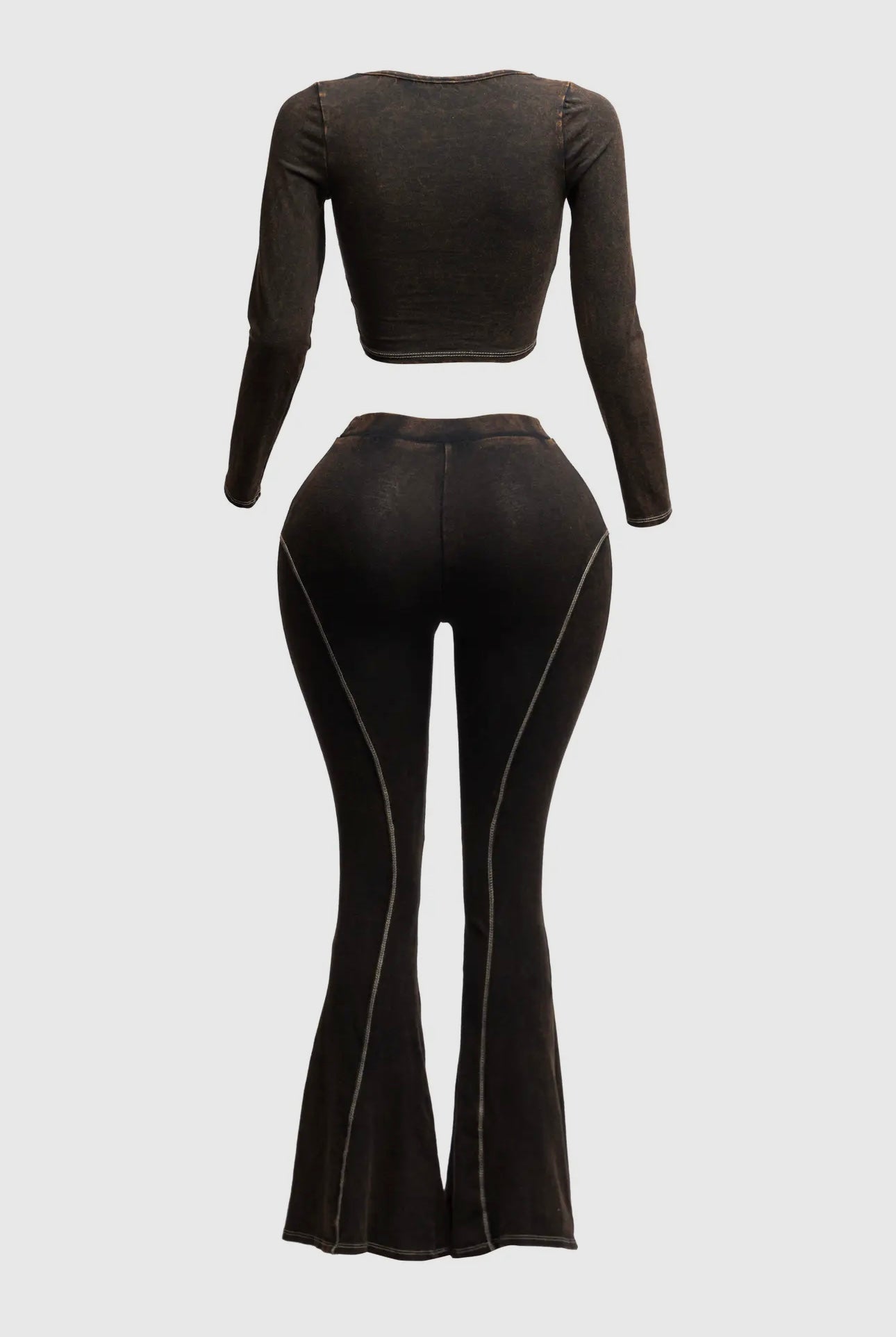 Mineral Washed Bell Bottom Set