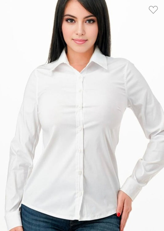 Solid Button Down