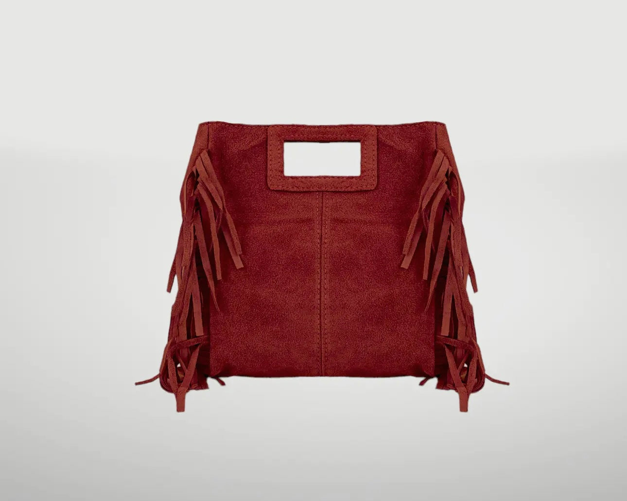 Venas Suede Leather Shoulder Bag