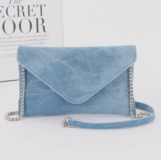 Denim Envelope Purse