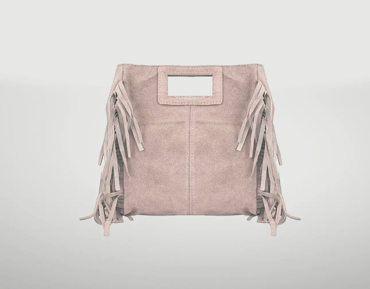 Venas Suede Leather Shoulder Bag