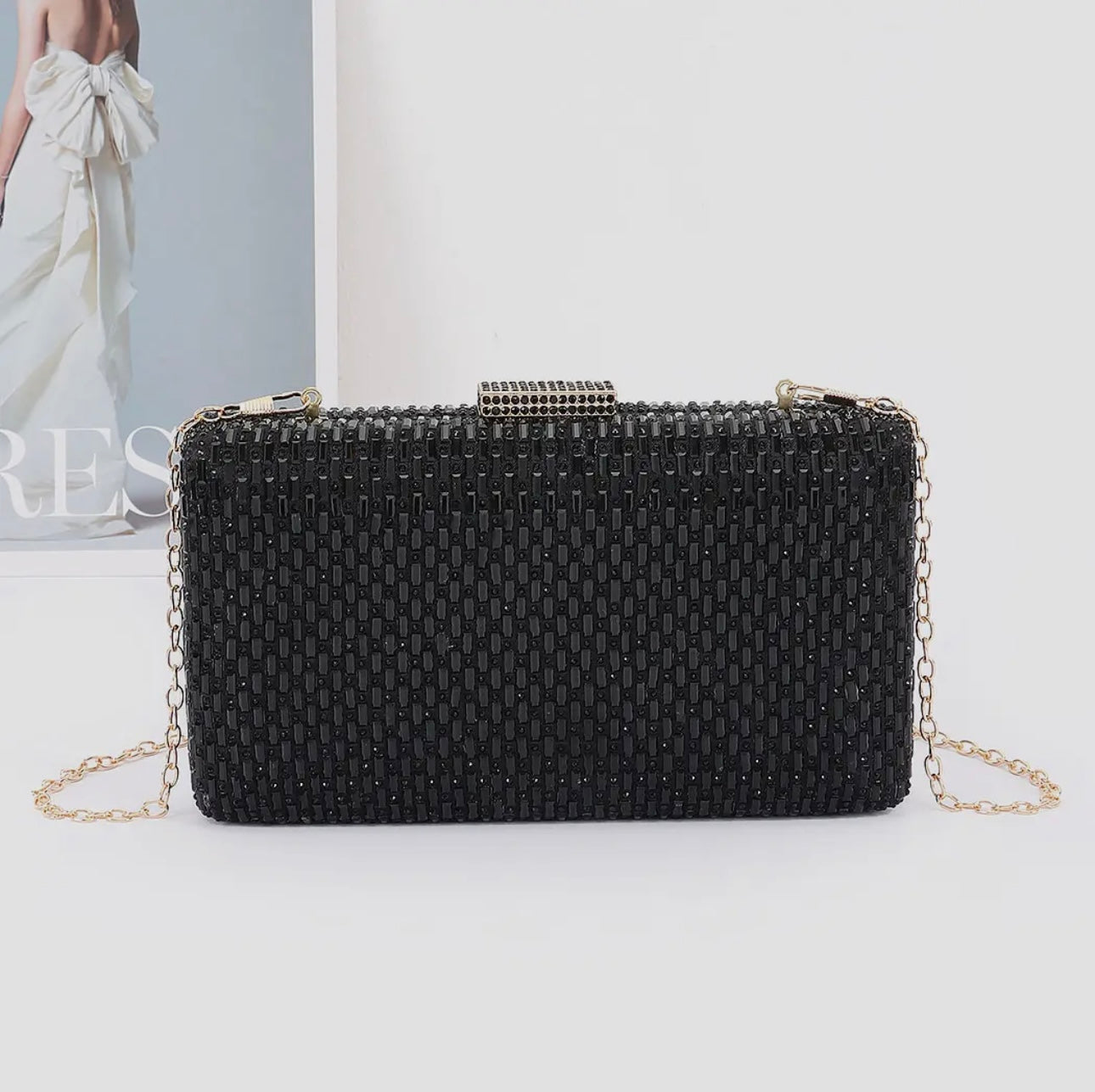 Rhinestone Party Clutch