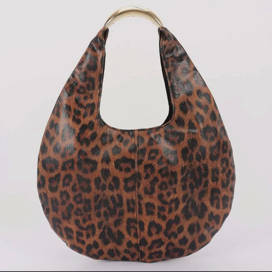 Leopard Hobo Purse