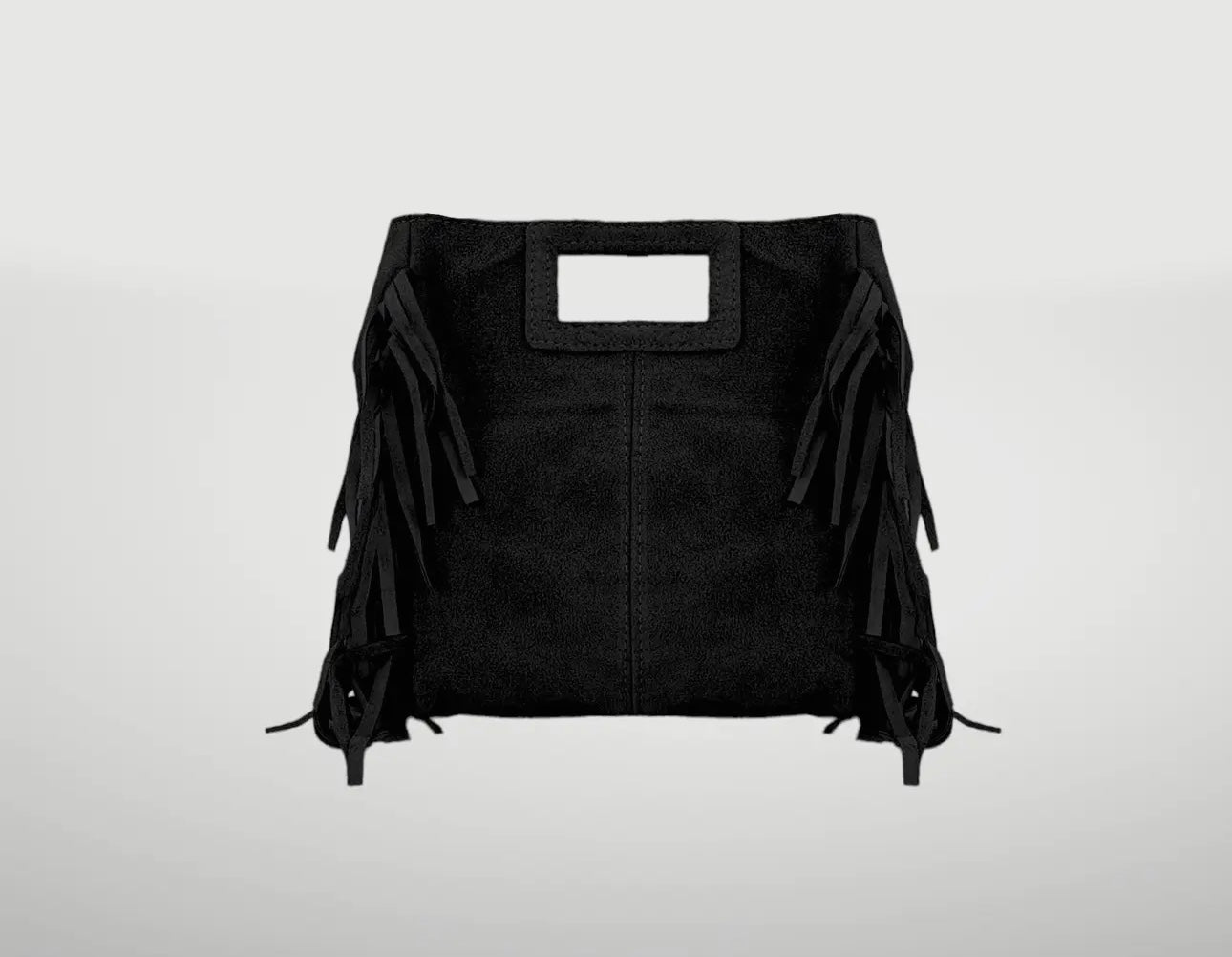 Venas Suede Leather Shoulder Bag